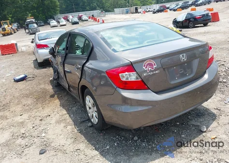 2012 Honda Civic Lx z USA, uszkodzony, nr VIN 19XFB2F54CE388638